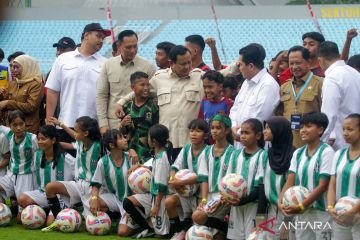 Presiden Prabowo Subianto Resmikan 17 Stadion Bertaraf FIFA di Tanah Air